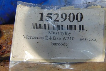 MERCEDES W210 NÁPRAVA ZADNÍ