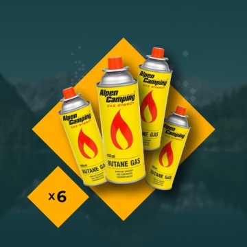 Паяльник с газовой горелкой ALPEN CAMPING + 6x КАРТРИДЖ
