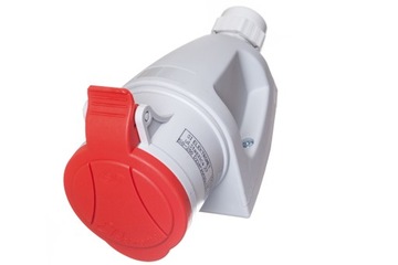 Gniazdo siłowe stałe z dławikiem 32A 5P 400V IP44 GSM 32/5 Elektromet