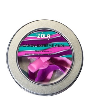 Wałki / formy silikonowe do laminacji rzęs ZOLA Candy Extreme Curl 5 par