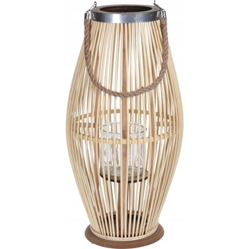 LAMPION BAMBUSOWY RATTANOWY LATARNIA 85 CM