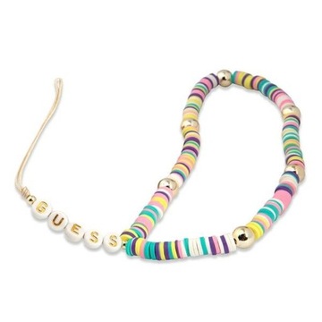 GUESS PHONE STRAP BEADS AND PEARLS HEISHI ZAWIESZK