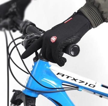 RĘKAWICE ROWEROWE DŁUGIE PEŁNE RĘKAWICZKI ROWEROWE MĘSKIE ŻELOWE DŁUGIE XXL