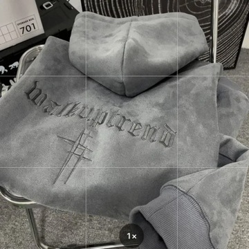 American New Heavy Suede Sweater Men Y2K Street Fa