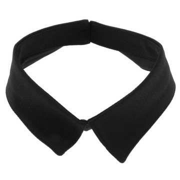 Women Fake Collar Dickey Collar Blouse Half Black