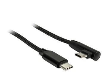 Inter-Tech 88885581 kabel USB 1 m USB C Czarny
