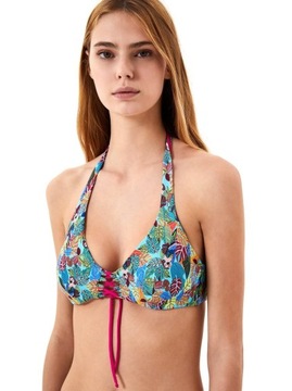 LIU JO KOLOROWY TOP BIKINI (70B)