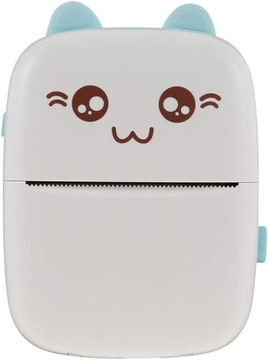 Мини термопринтер Blue Cat для фотографий Bluetooth Android iOS + рулон