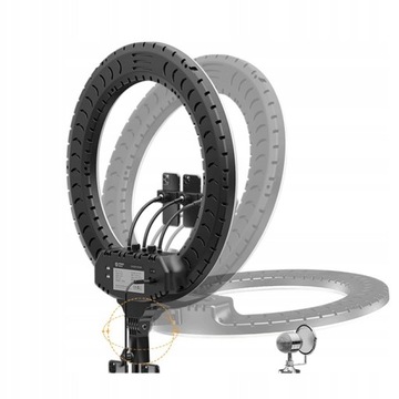 LAMPA KOSMETYCZNA LED RING DUŻA MOCNA MAKIJAŻ 45cm
