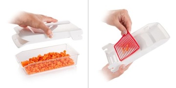 Ручная терка для овощей из нержавеющей стали.