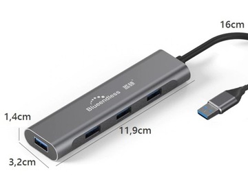 АДАПТЕР-ХАБ 4x USB 3.0 (A007)