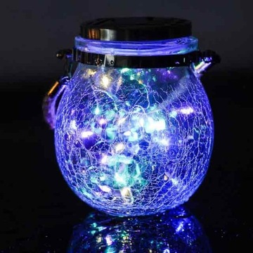 Lampa Solarna Wisząca Kula Ogrodowa LED