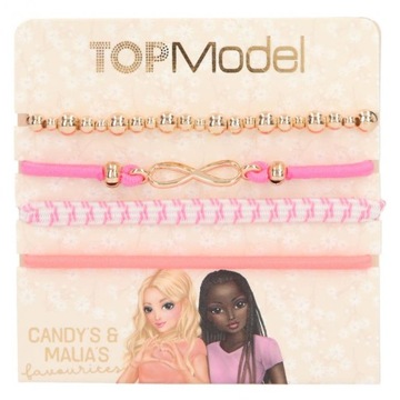 Комплект браслетов и резинок для волос Top Model