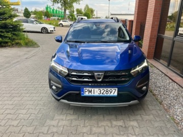 Dacia Sandero III Hatchback 5d 1.0 TCe 90KM 2021 Dacia Sandero Stepway 1.0 benzyna 91 KM automat zarej w PL zadbany z, zdjęcie 4