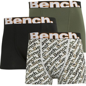 BENCH- klasyczne bokserki męskie trójpak L.