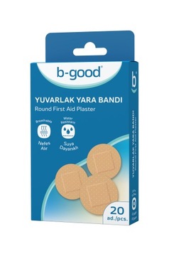 B-GOOD PLASTRY OKRĄGŁE NA ZNAMIONA 25mm 20 szt