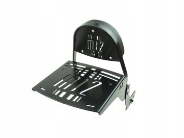 СПИНКА ПАССАЖИРА С БАГАЖНИКОМ JUNAK M12, ЧЕРНАЯ