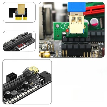 Плата расширения PCI-E 1X–16X PCI-E RISER