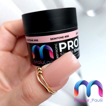 MaluLac PRO Simple Shape гель для наращивания ногтей 45г