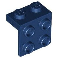 LEGO Dark Blue Bracket 1x2 2x2 44728 2 szt