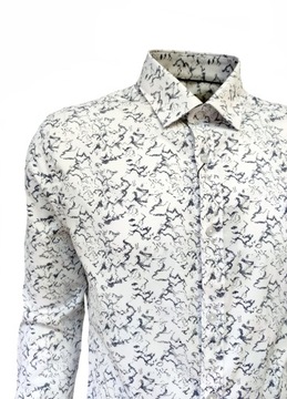 БЕЛАЯ ТОРЖЕСТВЕННАЯ РУБАШКА Повседневный крой-ОБЫЧНЫЙ 4XL