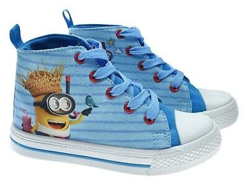 Wysokie Trampki sznurowane MINIONKI R 30