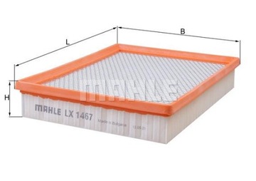KNECHT LX 1467 Filtr powietrza