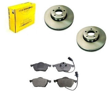 TARCZE KLOCKI SUPERB I PASSAT B5 AUDI A4 B5 B6 B7 A6 C5 PRZÓD 288mm KPL.