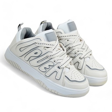 BEŻOWE SNEAKERSY DAMSKIE HEBOLIA 38
