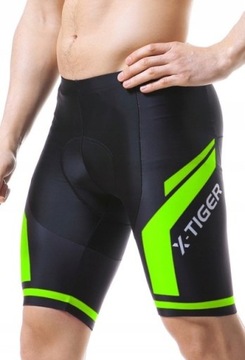 XXL Spodenki szorty rowerowe kolarskie wkładka 9D