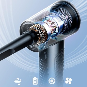 РУЧНОЙ МОЩНЫЙ БЕСПРОВОДНОЙ АВТОМОБИЛЬНЫЙ ПЫЛЕСОС ДЛЯ ДОМА В АВТОМОБИЛЬНОМ ВОЗДУХОДУВКЕ 2в1