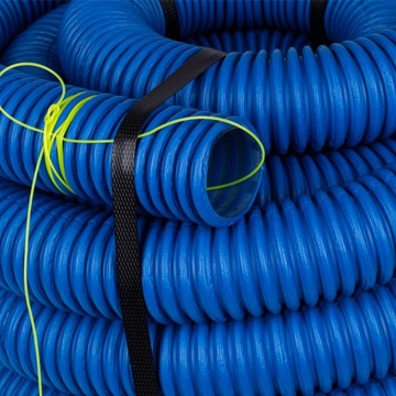 АРОТ ГОФРИРОВАННАЯ ТРУБА 75мм 10м ЗАЗЕМЛЕНИЕ С ДИСТАНЦИОННЫМ УПРАВЛЕНИЕМ СИНИЙ DVR RDG