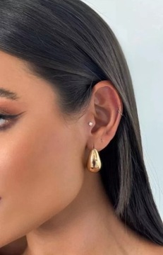 ЗОЛОТЫЕ СЕРЬГИ-КАПЛИ