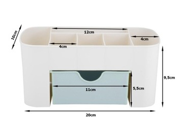 ЯЩИК ОРГАНАЙЗЕР ДЛЯ КОСМЕТИКИ СЕРЫЙ (90) GAB_B