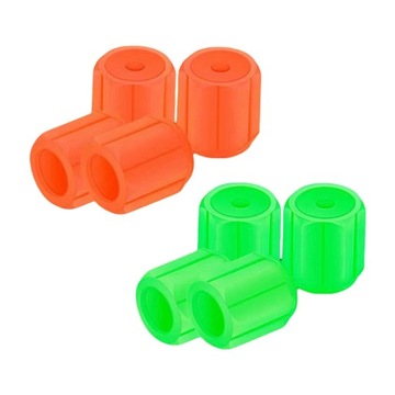 4x kołpaki do opon samochodowych, fluorescencyjna osłona przeciwpyłowa