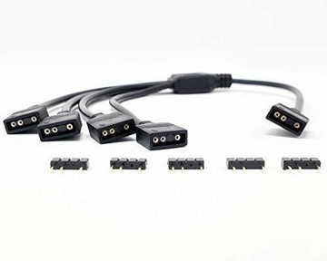 Rozdzielacz 3pin aRGB rozgałęźnik hub 4x3pin LED