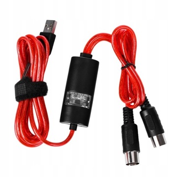 ИНТЕРФЕЙСНЫЙ КАБЕЛЬ MIDI-USB-ВХОД 2М