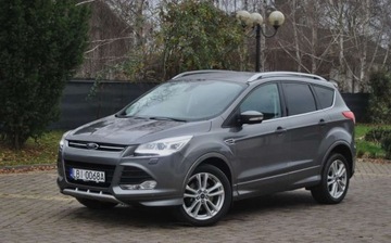 Ford Kuga II SUV 2.0 Duratorq TDCi 140KM 2014 Ford Kuga GWARANCJA, 2.0 Diesel, 4x4, Xenon, Pol skora, Asystent parkowani