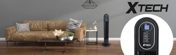 КОЛОННЫЙ ВЕНТИЛЯТОР ТИХИЙ СТОЯЩИЙ НАПОЛЬНЫЙ ВЕНТИЛЯТОР БОЛЬШОЙ XXL XTECH