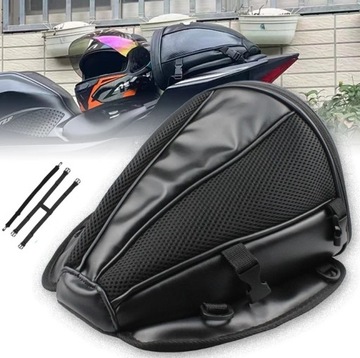 TORBA SAKWA NA MOTOR MOTOCYKLOWA WODOODPORNA PLECAK SIEDZENIE PODSIODŁOWA