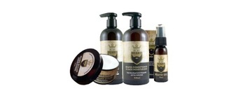 Zestaw Duży Beard Bross Szczotka Kosmetyczka dla brodacza szampon odżywka