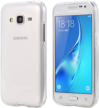 Etui Pancerne ŻEL CLEAR + SZKŁO do SAMSUNG J3 2016