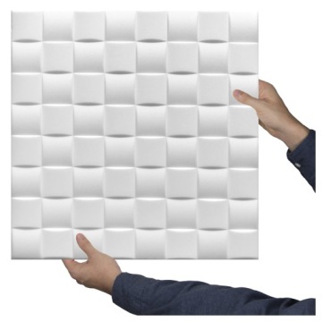 Kaseton ścienny sufitowy panel BIAŁY PIANKOWY Irys 50cm x 50cm 0,25m2 -0816