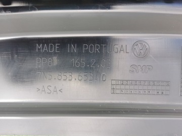 MASKA MŘÍŽKA CHLADIČŮ SEAT ALHAMBRA 7N FACELIFT 7N5853653D PĚKNÝ