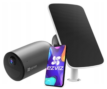 Kamera WiFi EZVIZ EB3 Bezprzewodowa na Akumulator + Panel Słoneczny