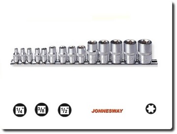 НАБОР ВНУТРЕННИХ ТОРЦЕВЫХ ТОРЦЕВ E4 - E24 JONNESWAY