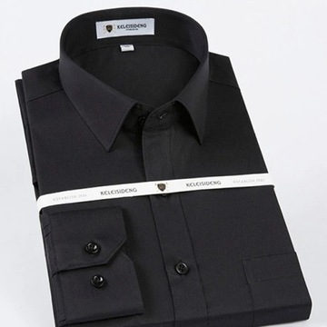 Men's Non Iron Standard-fit Solid Basic Dress Shir
