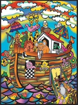 Kolorowanka welwetowa 47x35 arka noego