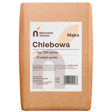 MĄKA ŻYTNIA CHLEBOWA TYP 720 5kg