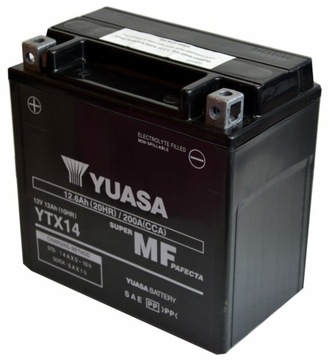 Yuasa YTX14-BS KMX14-BS аккумулятор 12,6Ач 200А